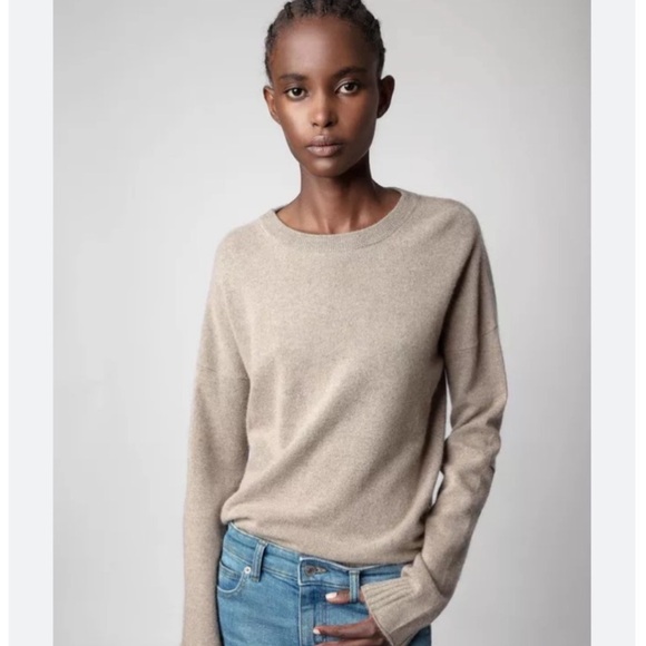 Zadig & Voltaire Cici Patch Cashmere Sweater. - Picture 1 of 14